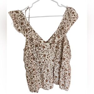 Floral Tank Top Blouse